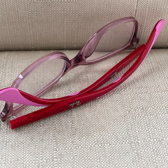 Ray-Ban RB1586 Women Eyeglasses Frame Red/Pink Tone Glasses 47[]16 130 - Picture 5 of 11